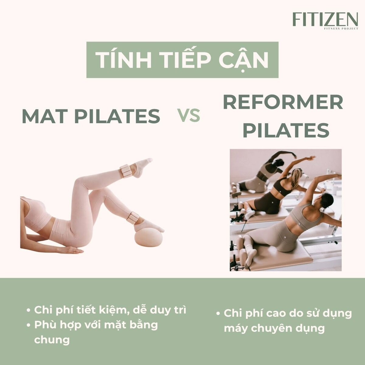 Tính tiếp cận về chi phí giữa Mat và Reformer